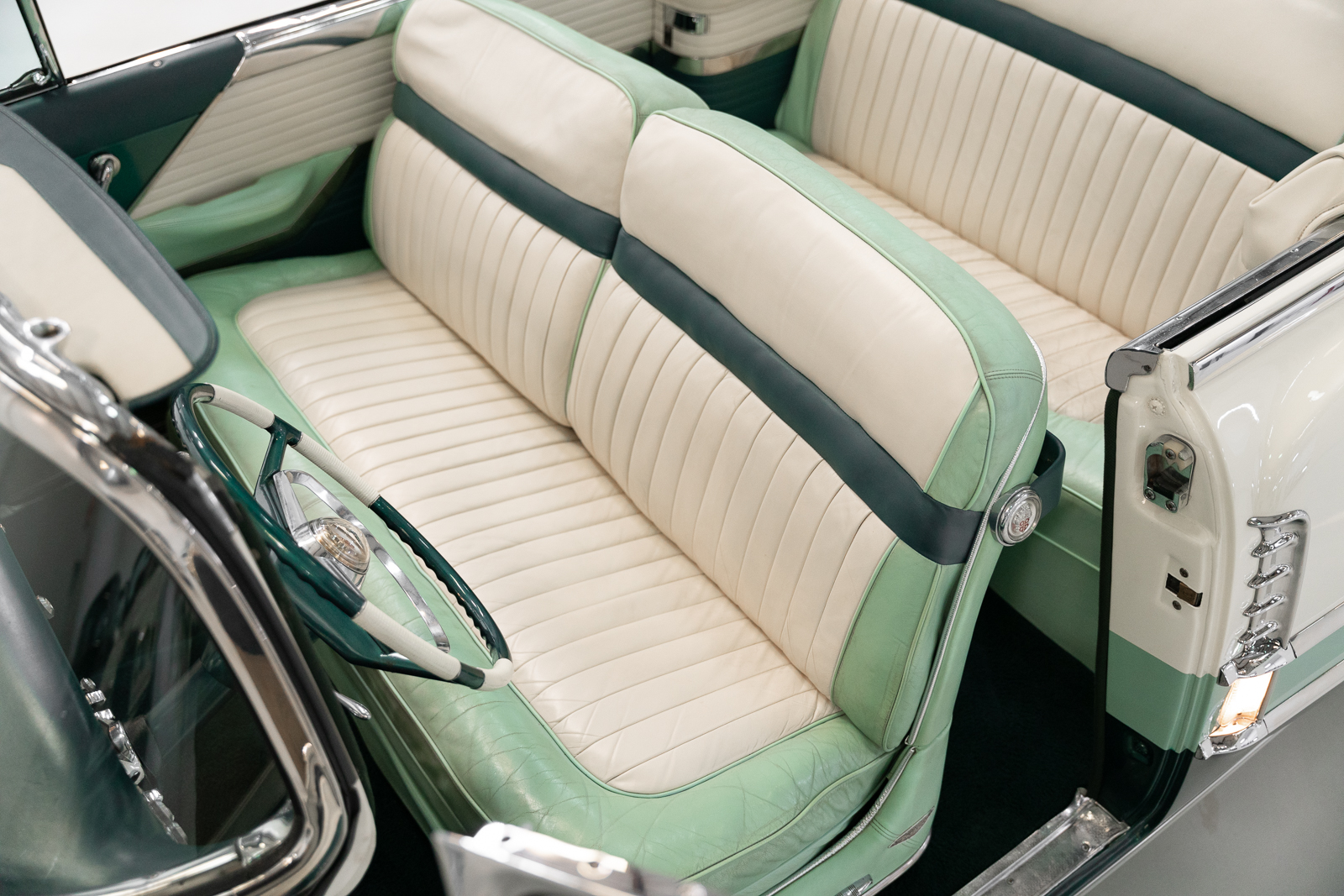 interior of a 1955 Packard Caribbean